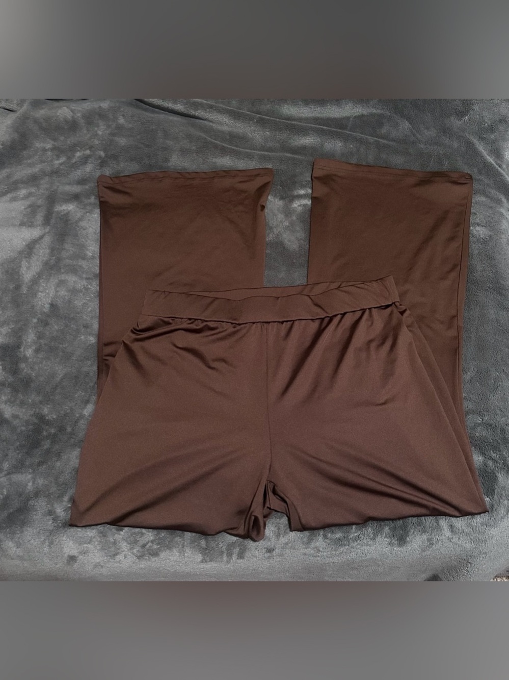 Brown Flared leggings